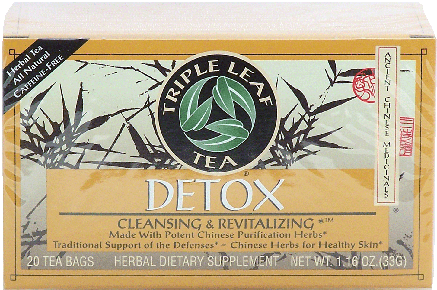 Triple Leaf Tea Detox cleansing & revitalizing Chinese herbal tea, 20-bags Full-Size Picture